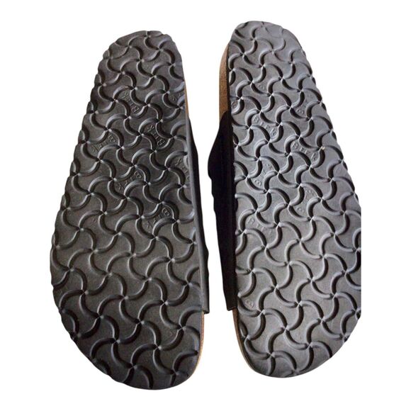 Black BIRKENSTOCK Granada Adjustable Buckle Slip On Sandal Sz 41 10 - Picture 11 of 11